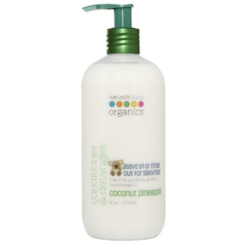Nature's Baby Organics, Conditioner and Detangler, Coconut Pineapple 16 oz