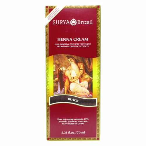 Surya Brasil, Henna Cream, Black 2.3 Oz