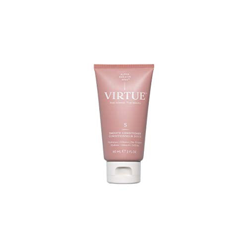 VIRTUE Smooth Conditioner 2 FL OZ | Travel Size | Alpha Keratin Silkens For Frizzy, Curly Hair | Sulfate Free, Paraben Free, Color Safe, Vegan