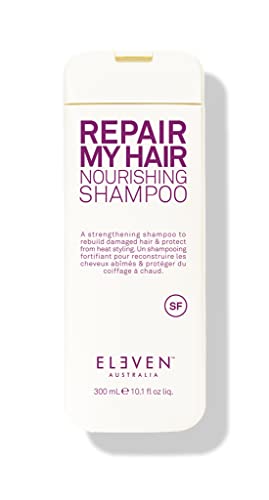 ELEVEN AUSTRALIA Repair My Hair Nourishing Shampoo Rebuild Damaged Hair & Protect From Heat Styling - 10.1 Fl Oz