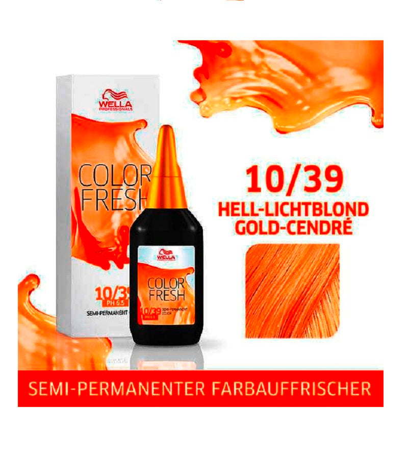 WELLA Color Fresh pH 6.5 Acid Semi-Permanent Hair Toners - 18 Varieties