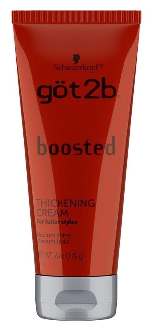 Got2B Boosted Thickening Cream 6 Ounce (Pack of 3)