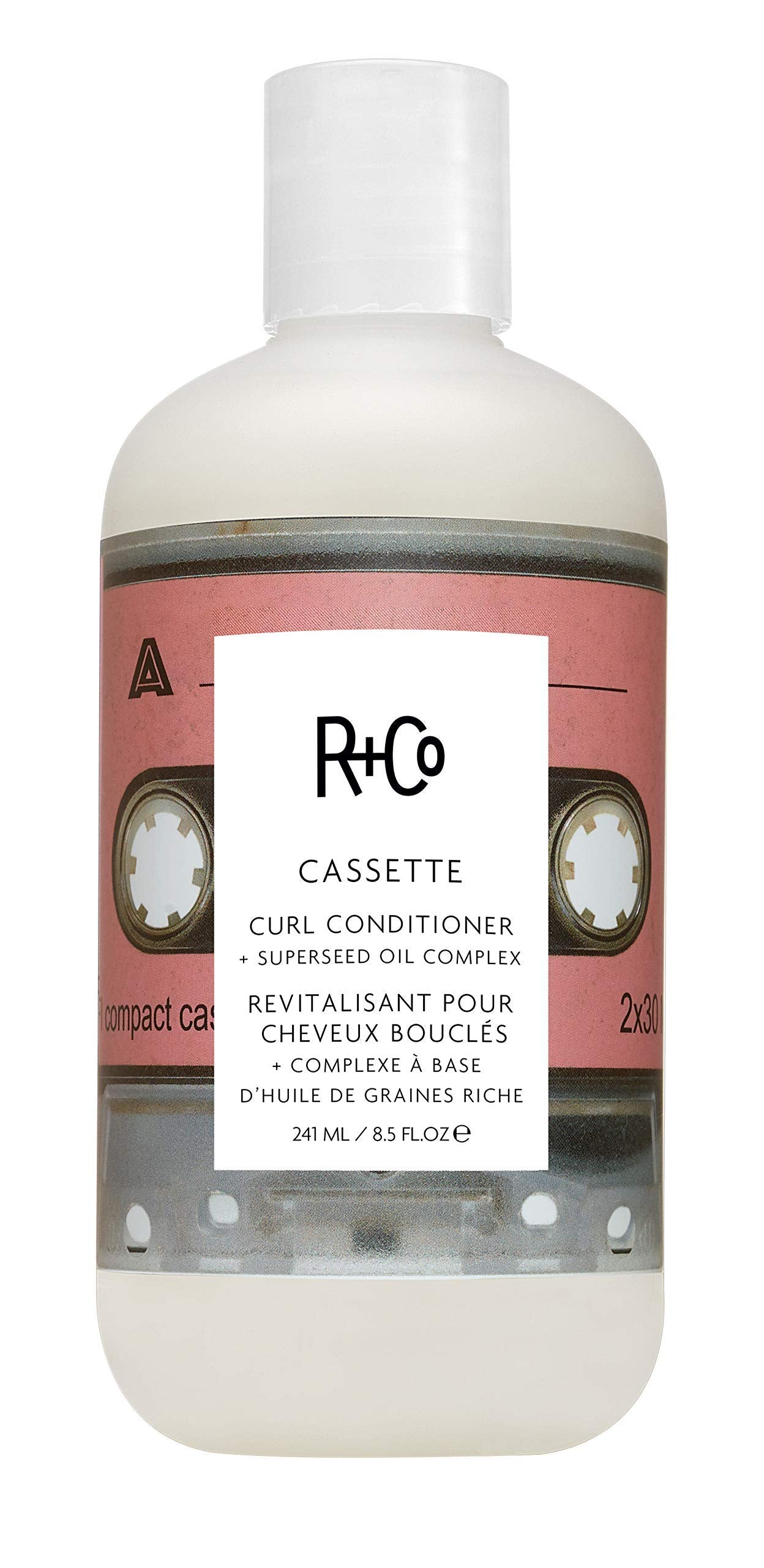 R+Co Cassette Curl Conditioner + Superseed Oil Complex | Tames Frizz + Hydrates Curls + Adds Shine | Vegan + Cruelty-Free | 8.5 Oz