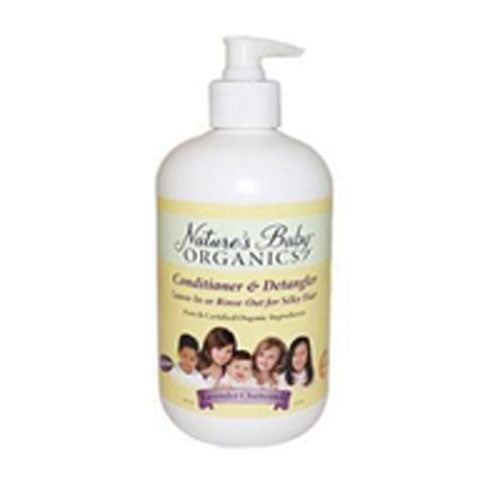 Nature's Baby Organics, Conditioner & Detangler, Lavender chamomile 16 Oz