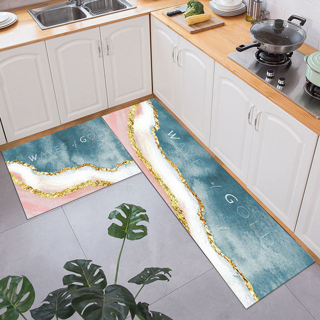 Modern Washable Anti Slip Kitchen Floor Mat