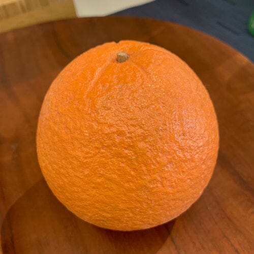 Orange Italian Carrara Marble Stone Fruit