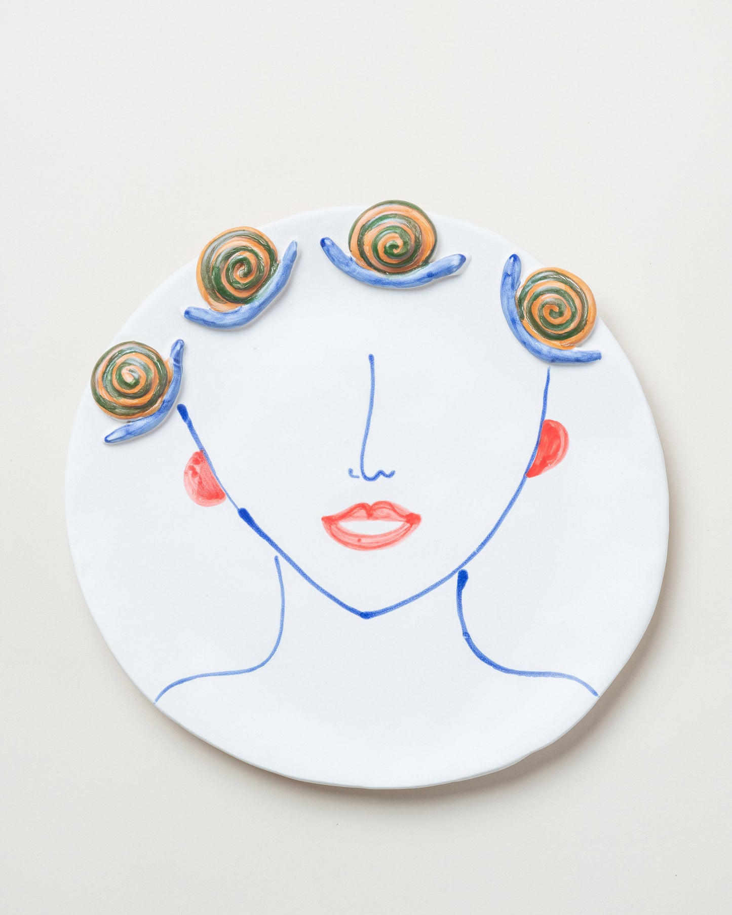 Agostino Snails Plate D30cm