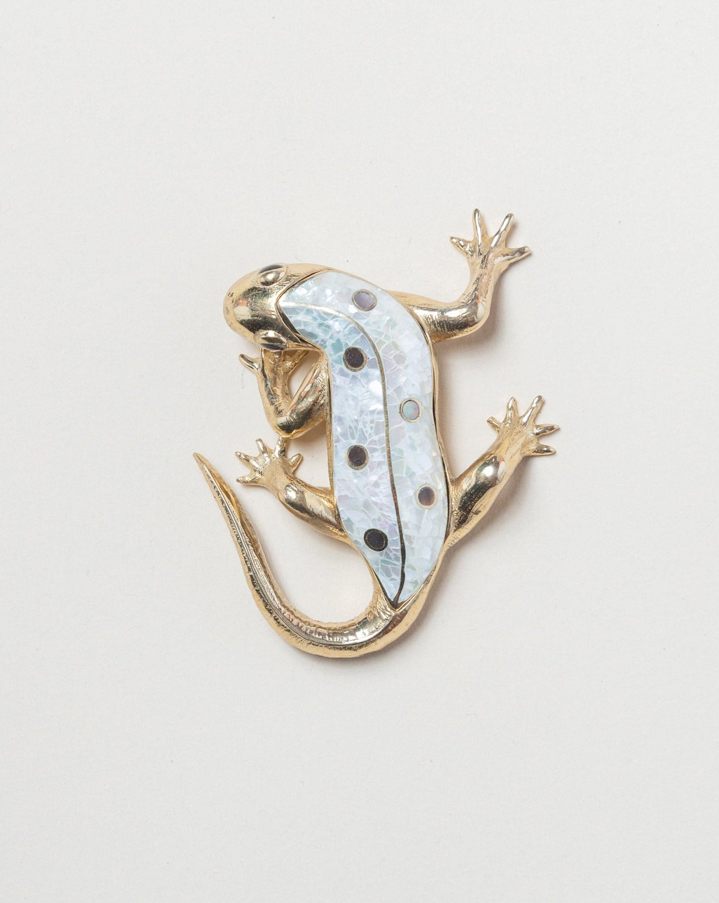 Small Salamander Box/White Pearl