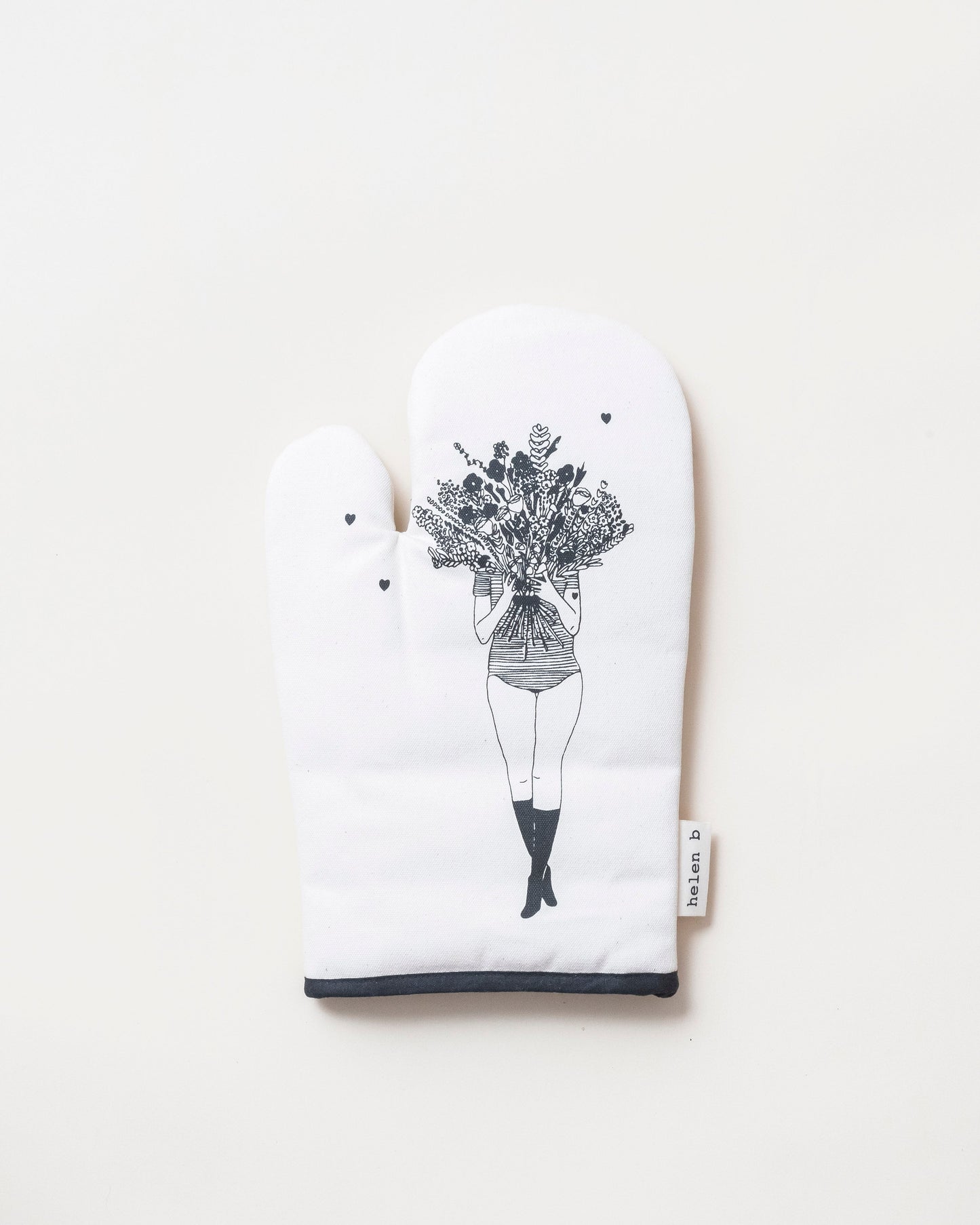 Oven Glove Flower Girl