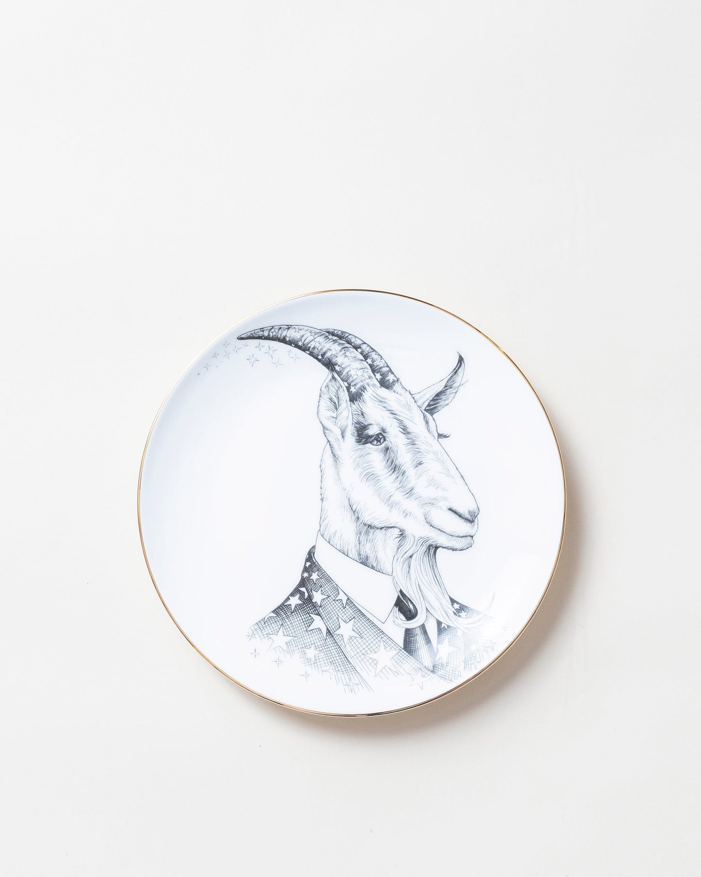 Capricorn Zodiac Plate D21cm