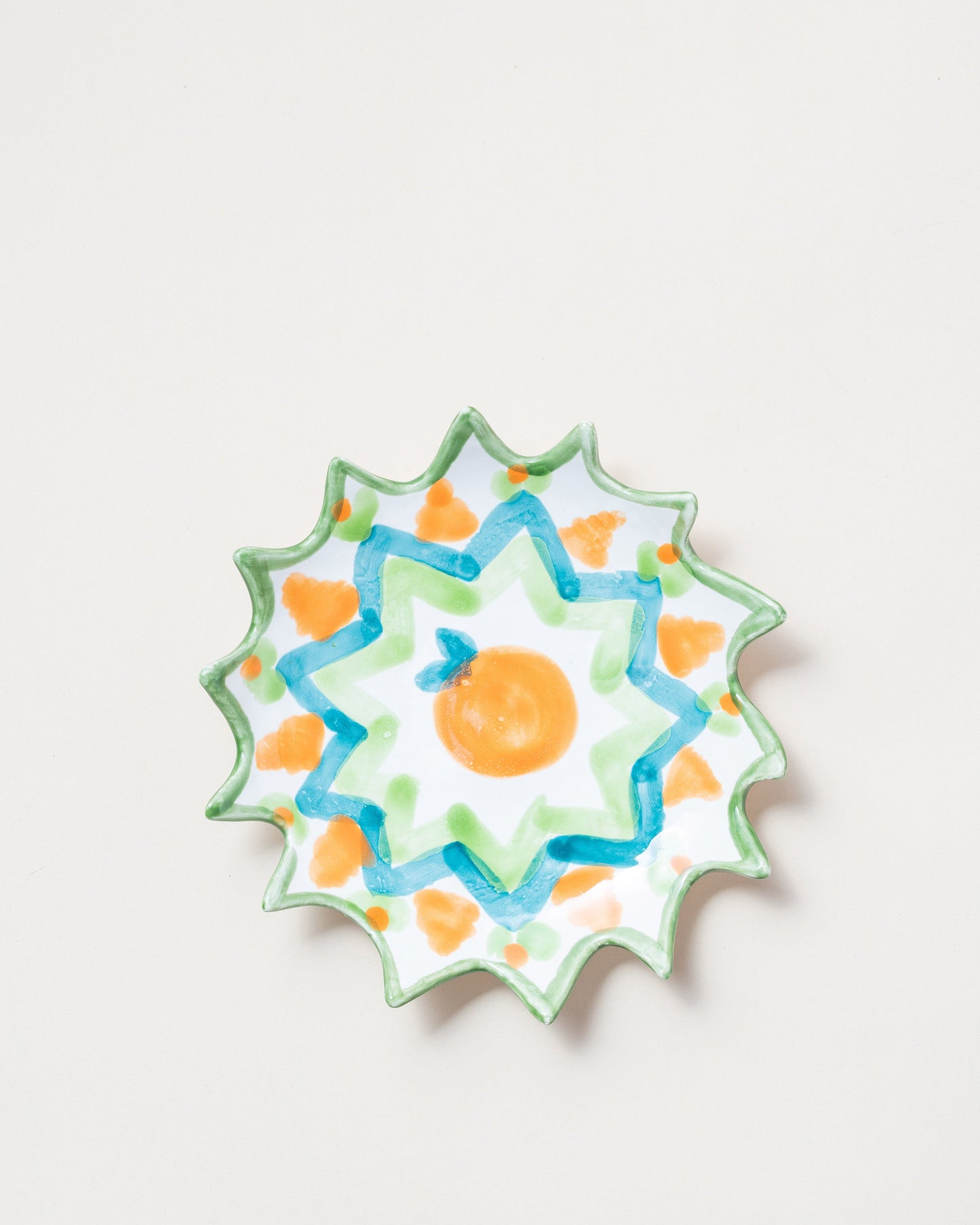 Orange Dessert Plate D20cm
