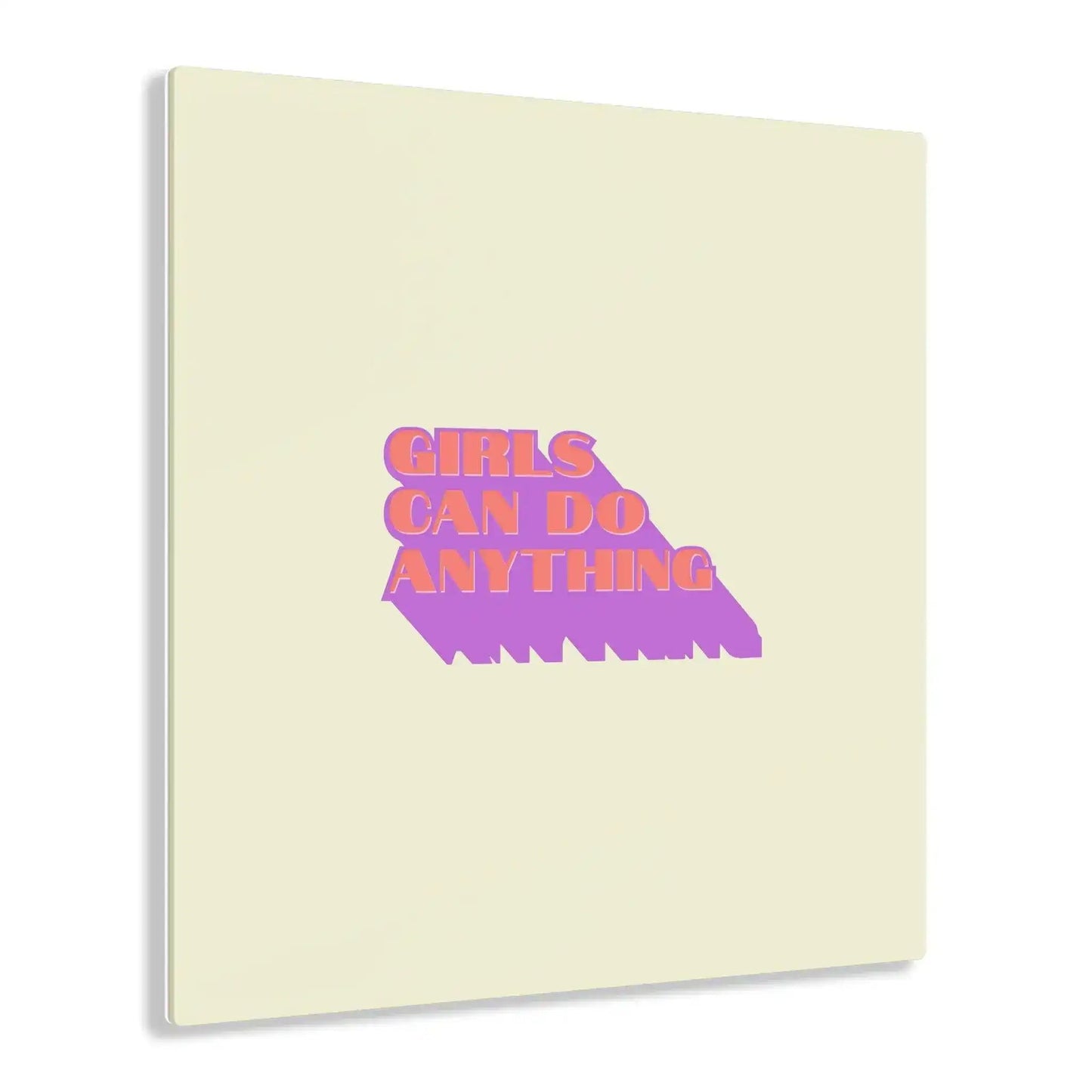 Girl can do anything Acrylic Print - MAIA HOMES