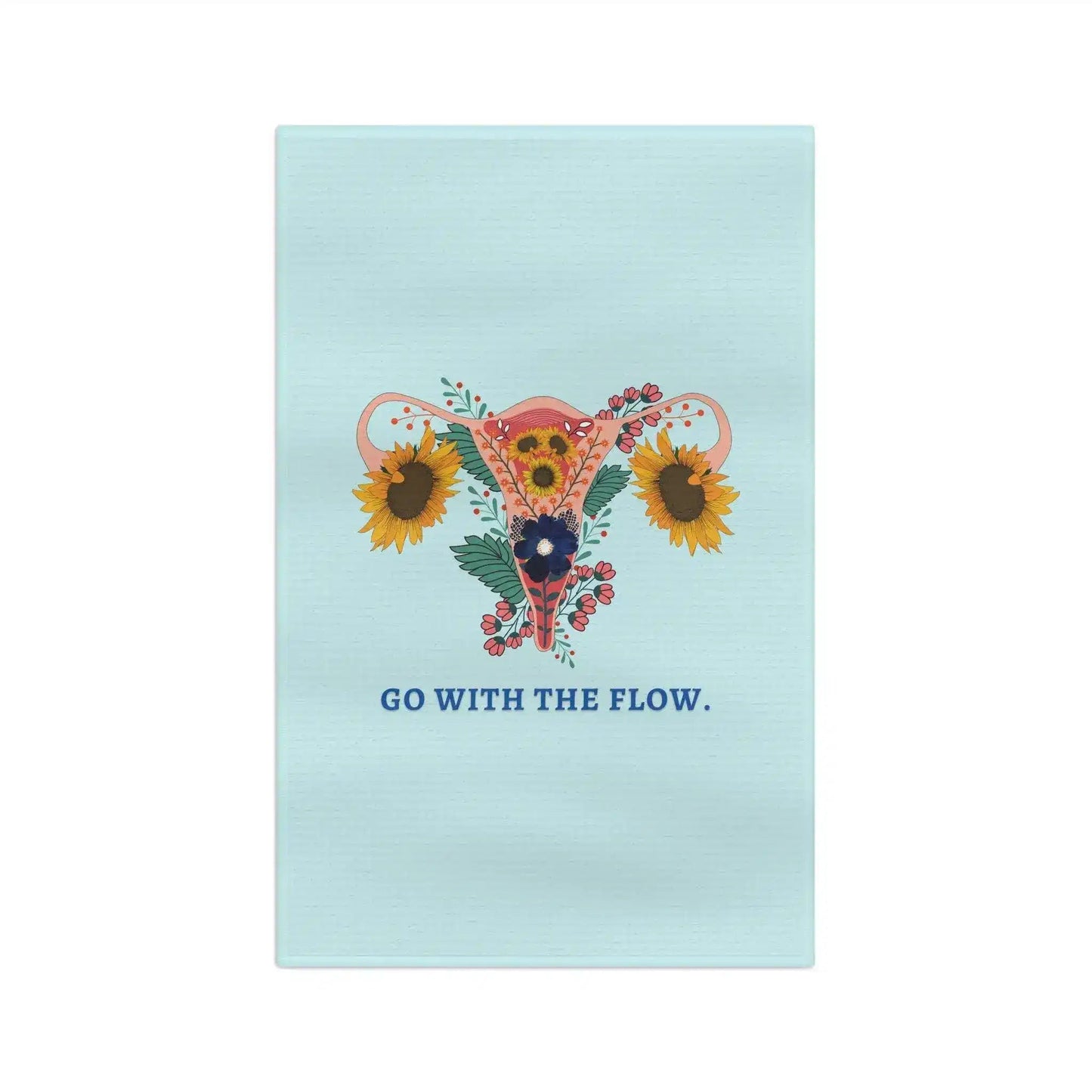 Go with the Flow Feminine Soft Tea Towel - MAIA HOMES