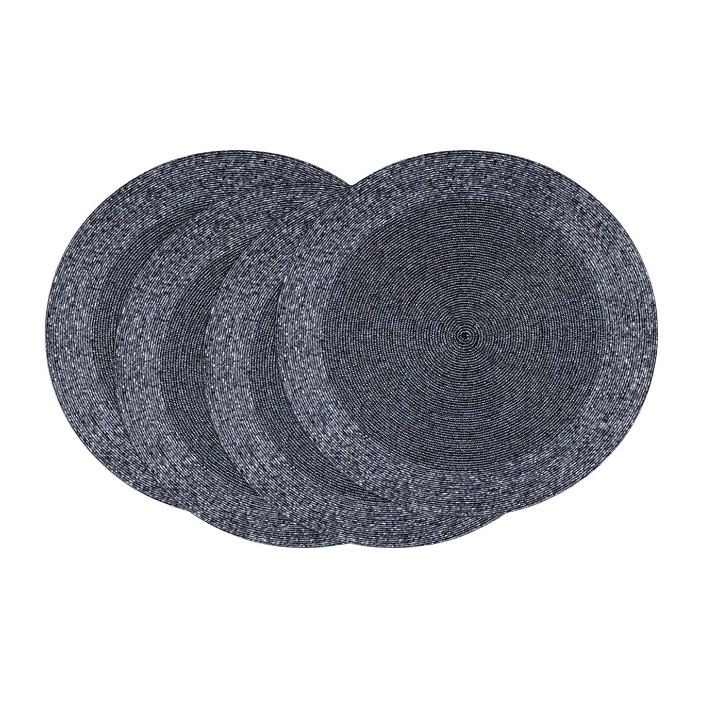 Handmade Beaded Charger Placemats - Set of 4
