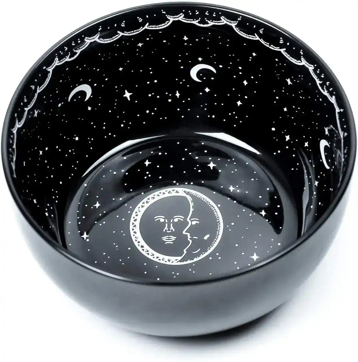 Noir Midnight Sky Porcelain Plate - MAIA HOMES