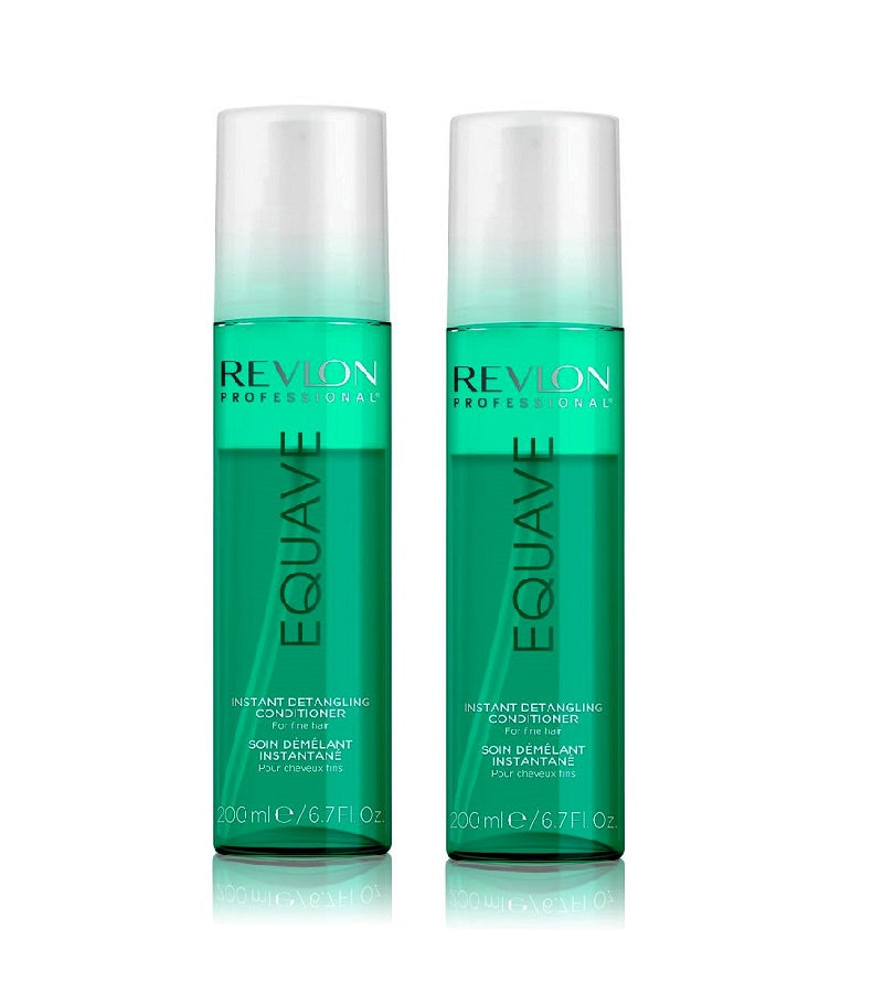 2xPack Revlon Professional Equave Volumizing Hair Detangling Leave-in Treatment - 400 ml