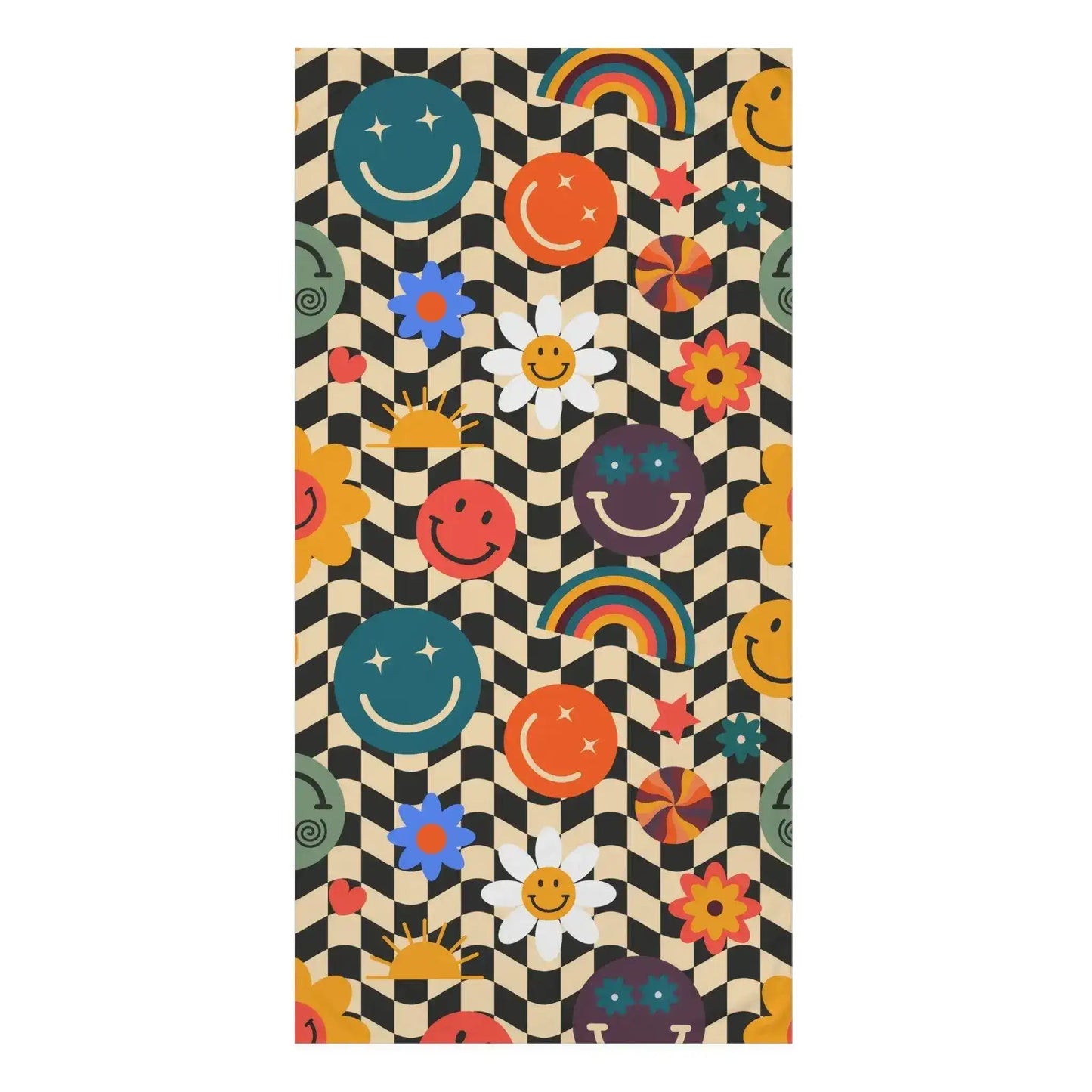 Smiley Emoji Funky Premium Towel - MAIA HOMES