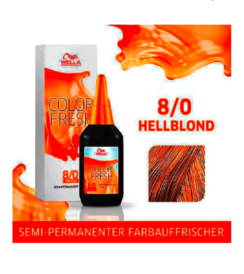 WELLA Color Fresh pH 6.5 Acid Semi-Permanent Hair Toners - 18 Varieties