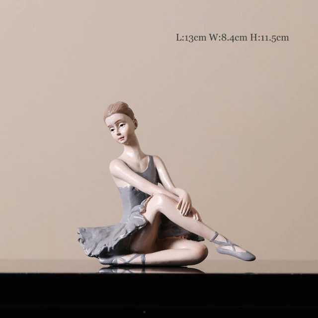 sitting ballet dancer