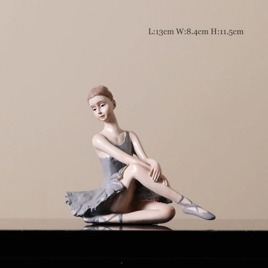 sitting ballet dancer