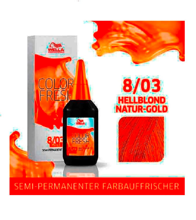 WELLA Color Fresh pH 6.5 Acid Semi-Permanent Hair Toners - 18 Varieties