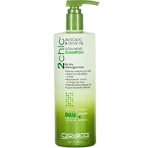 Giovanni Cosmetics, Avocado & Olive Oil Shampoo 2Chic, 24 fl oz