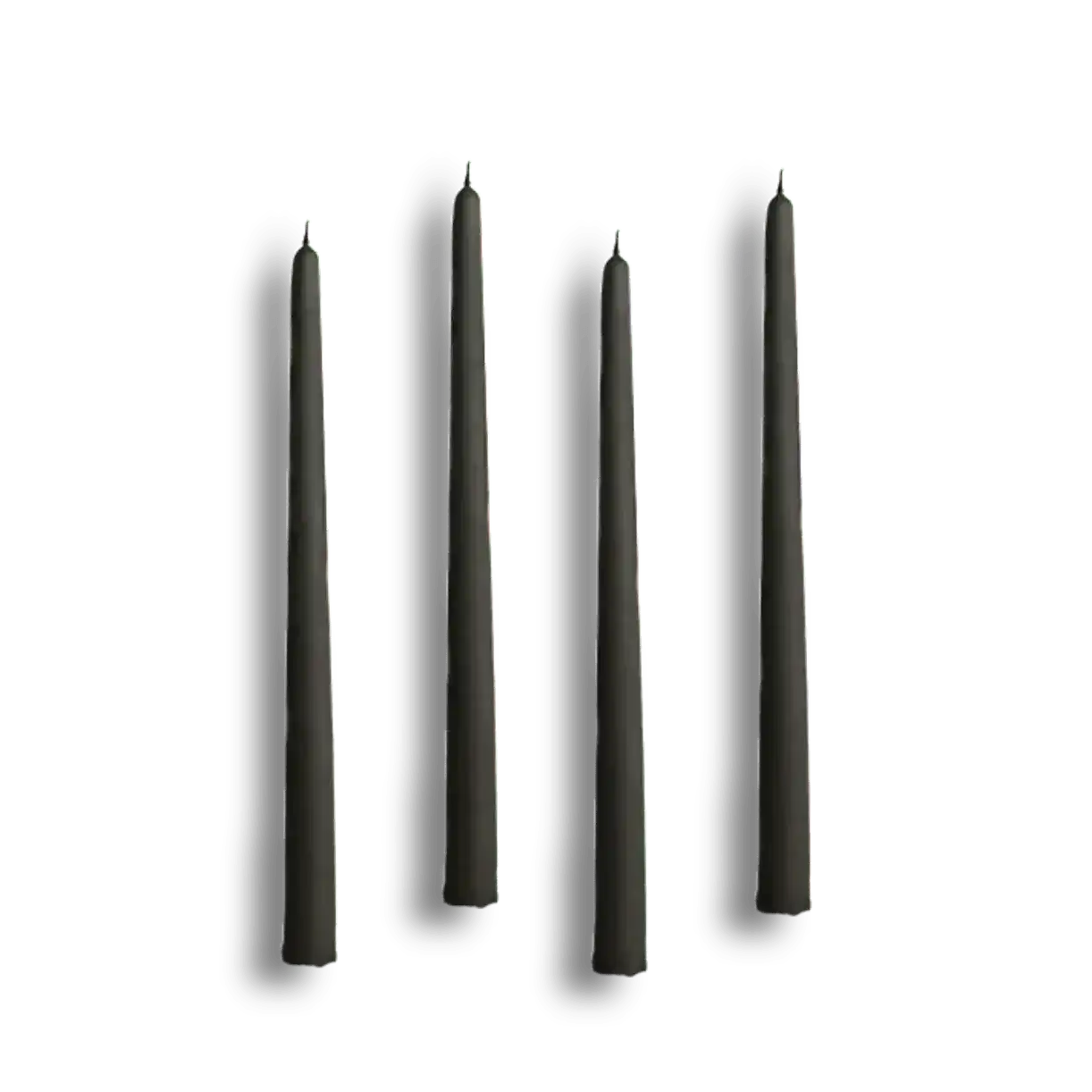 12" Unscented Taper Colored Candles - 4 pcs - MAIA HOMES