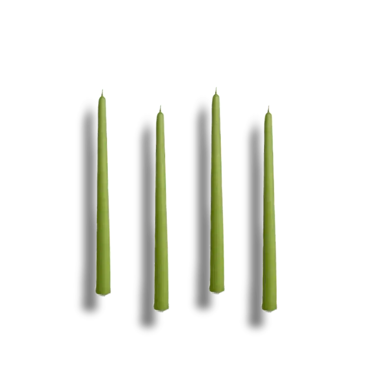 12" Unscented Taper Colored Candles - 4 pcs - MAIA HOMES