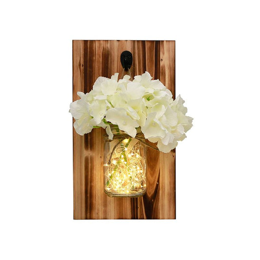 Floral Jar String Light