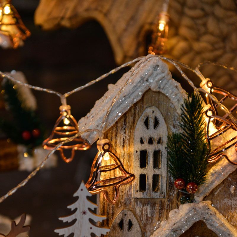 Caged Metallic Christmas Decor String Light