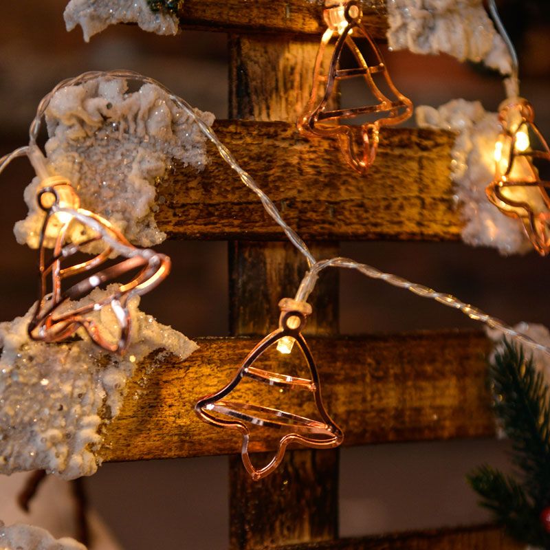 Caged Metallic Christmas Decor String Light
