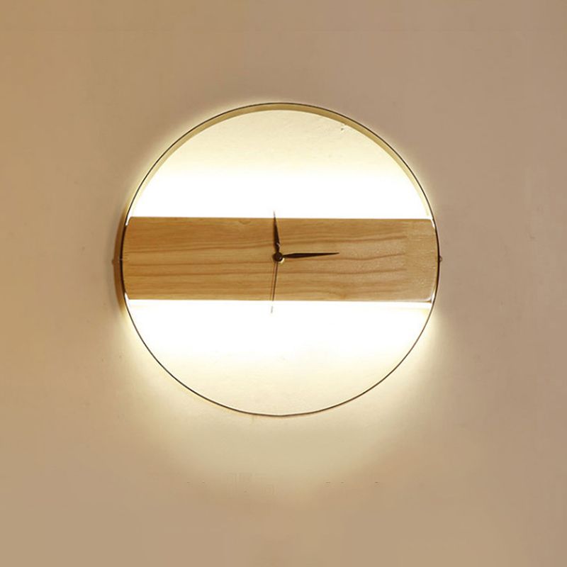 Clock Wall Sconce