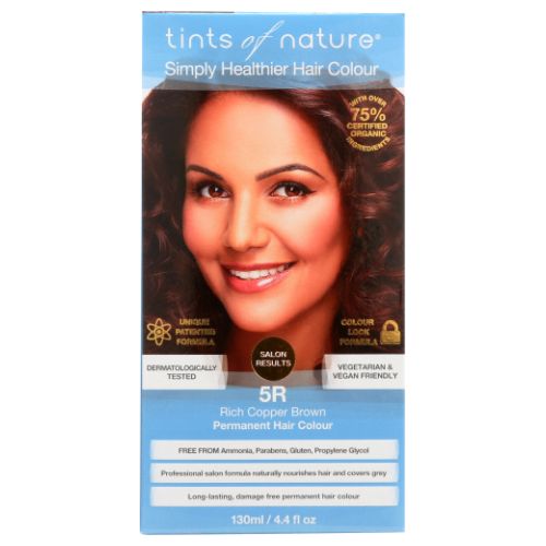 Tints of Nature, Permanent Hair Color, 5R Rich Copper Brown 4.4 Oz