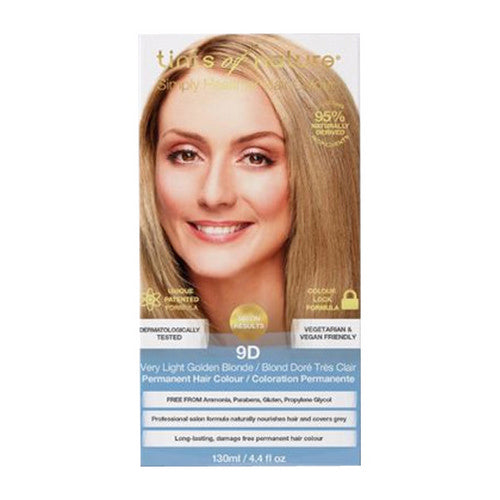 Tints of Nature, Permanent Hair Color, 9D Very Light Blonde 4.4 Oz