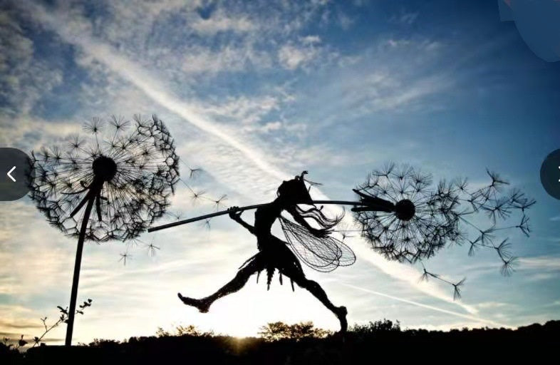 Flower Fairy Garden Miniature Sculptures Fairy Garden Decor