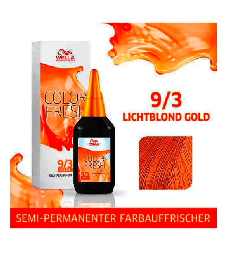 WELLA Color Fresh pH 6.5 Acid Semi-Permanent Hair Toners - 18 Varieties