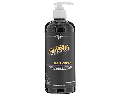 Suavecito Hair Cream 16 oz Pump Bottle Medium Shine All Day Light Hold Grooming Styling