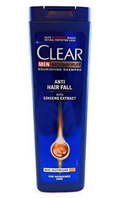 Clear Anti Hair Fall Man With Ginseng Extract Anti-Dandruff Shampoo 1x400ML 13.53OZ Pack of 1