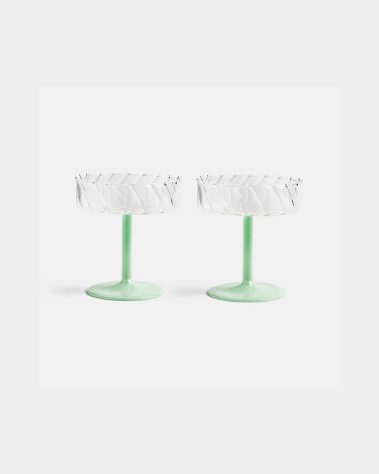 2 Set Mint Coupe Twirl