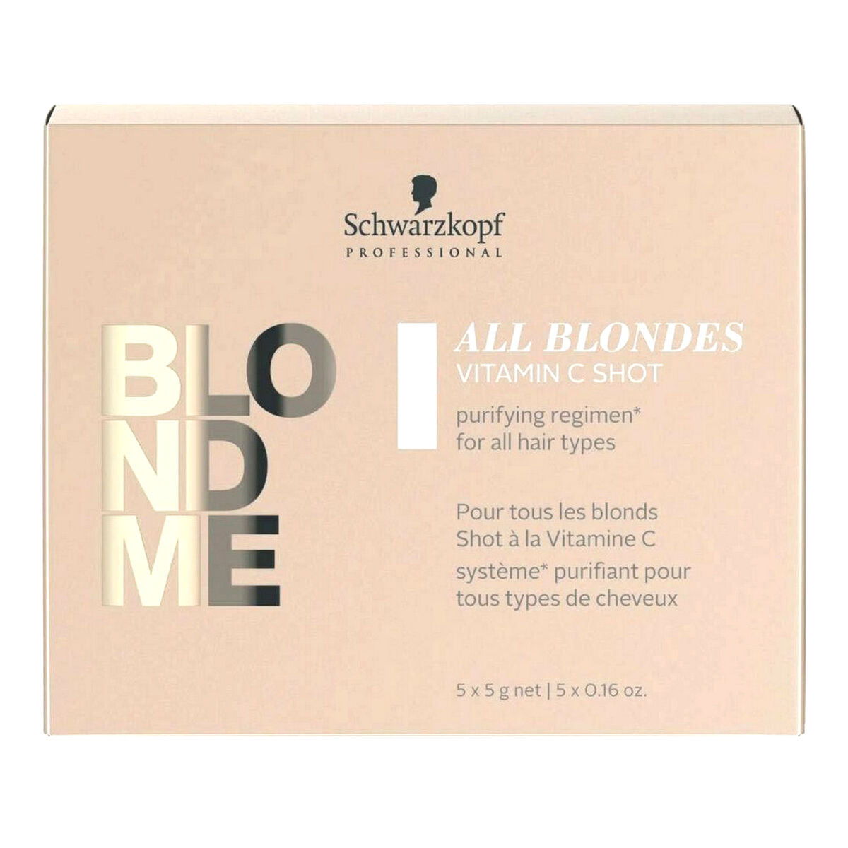 Strengthening Hair Treatment Blondme Keratin Restore All Blondes Shot Detox Schwarzkopf (25 g)
