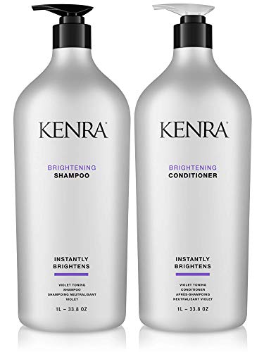 Kenra Brightening Shampoo/Conditioner | Instantly Brighten | All Hair Types | 33.8 fl. Oz (Set)