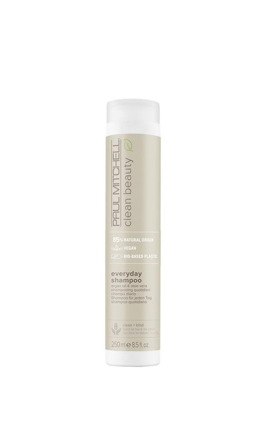 Paul Mitchell Clean Beauty Everyday Shampoo, Boosts Shine, Adds Body, For All Hair Types, 8.5 fl. oz.