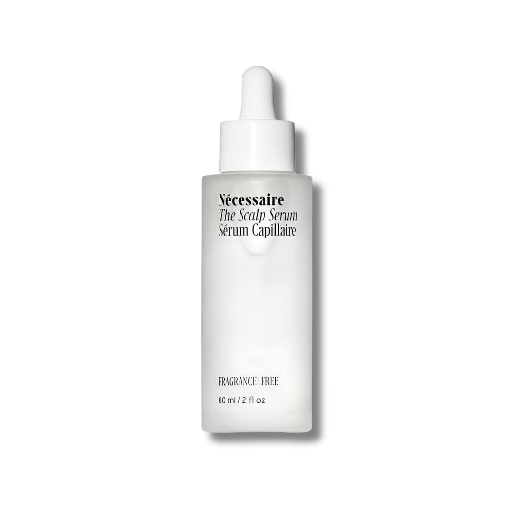 Nécessaire The Scalp Serum. 5% Biomimetic Peptide for Proven Thicker, Fuller, Healthier Hair. Hyaluronic Acid for Instant Hydration. Hypoallergenic. Dermatologist-Tested 2 fl oz