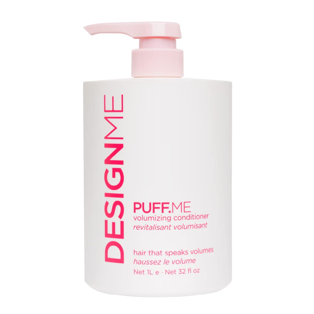 PUFF.ME Volumizing Conditioner by DESIGNME | Hydrating Conditioner with Sunflower Seed Oil for Hair Volume | Detangling Conditioner for Straight & Wavy Hair | Sulfate Free Conditioner, (32 Fl Oz)