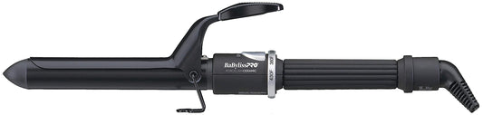 BaByliss Pro 1 inch Curling Iron, Porcelain Ceramic Professional Hair Curler For Multiple Hair Types, Reaches 430 Degrees for Loose Long Lasting Curls