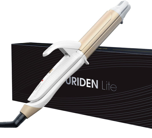 FURIDEN Lite Dual Voltage Travel Curling Iron, 1 Inch, Tourmaline Ceramic Plate, Compact Size, Easy to Use Anywhere in the World