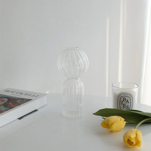 clear vase
