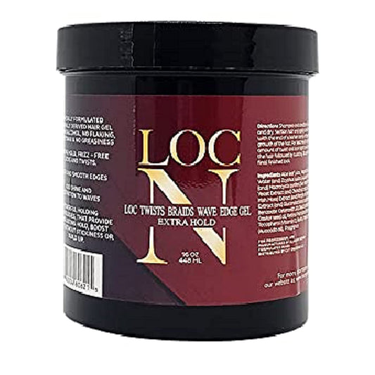 Loc N Twist Braids Wave Edge Gel Lemon Grass 16 oz