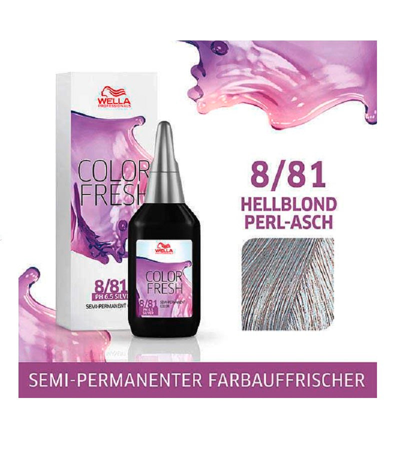 WELLA Color Fresh Silver Semi-Permanent Hair Toners - 4 Varieties