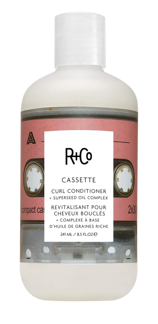 R+Co Cassette Curl Conditioner + Superseed Oil Complex | Tames Frizz + Hydrates Curls + Adds Shine | Vegan + Cruelty-Free | 8.5 Oz